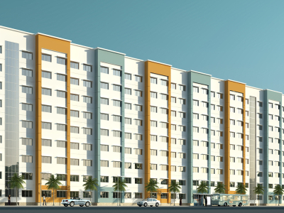 Chung cư cho người thu nhập thấp tại Khu tái định cư Đại Địa Bảo